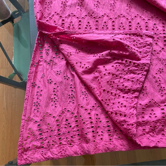 Tuckernuck Pink Floral Eyelet Caftan Midi Dress Swim Coverup - Picture 10 of 15